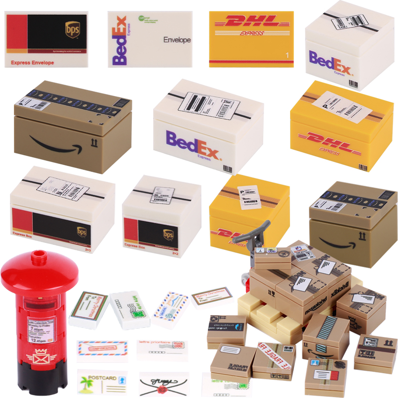 Retro Gaming Lego - MOC City House Delivery Boxes Building