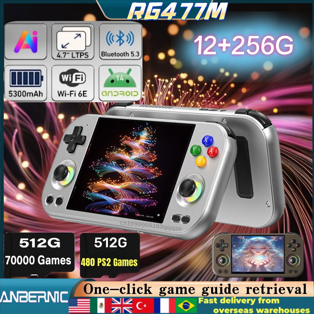Retro Gaming Upscaler - ANBERNIC RG477M RG Slide Retro Handheld