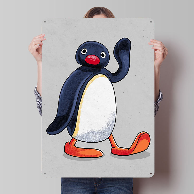 Retro Gaming Meme - Pinguin Noot Noot Meme Poster Wall