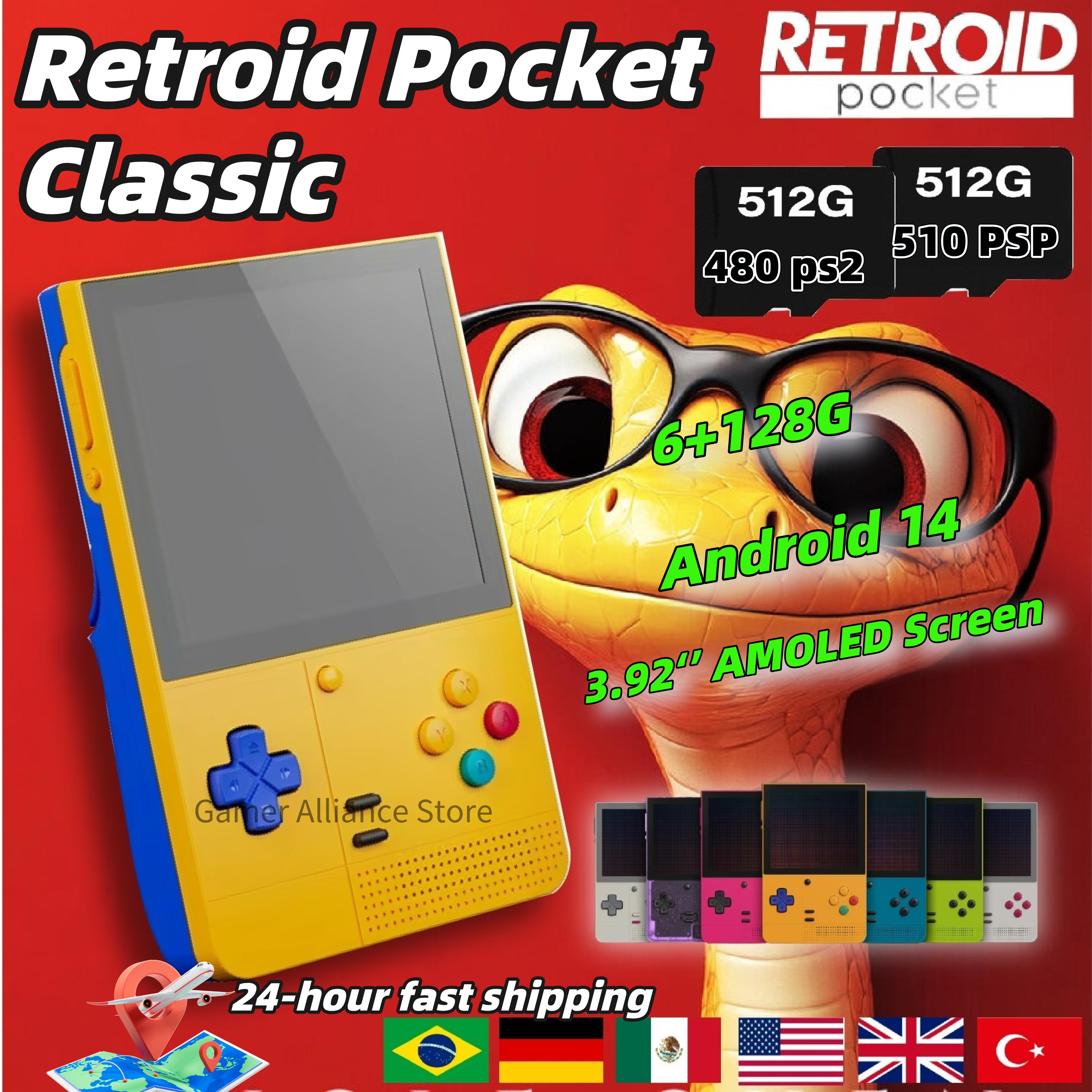 Retro Gaming Upscaler - Retroid Pocket Classic RP Classic Retro