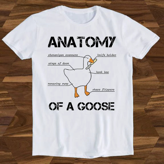 Retro Gaming Meme - Anatomy of A Goose T Shirt