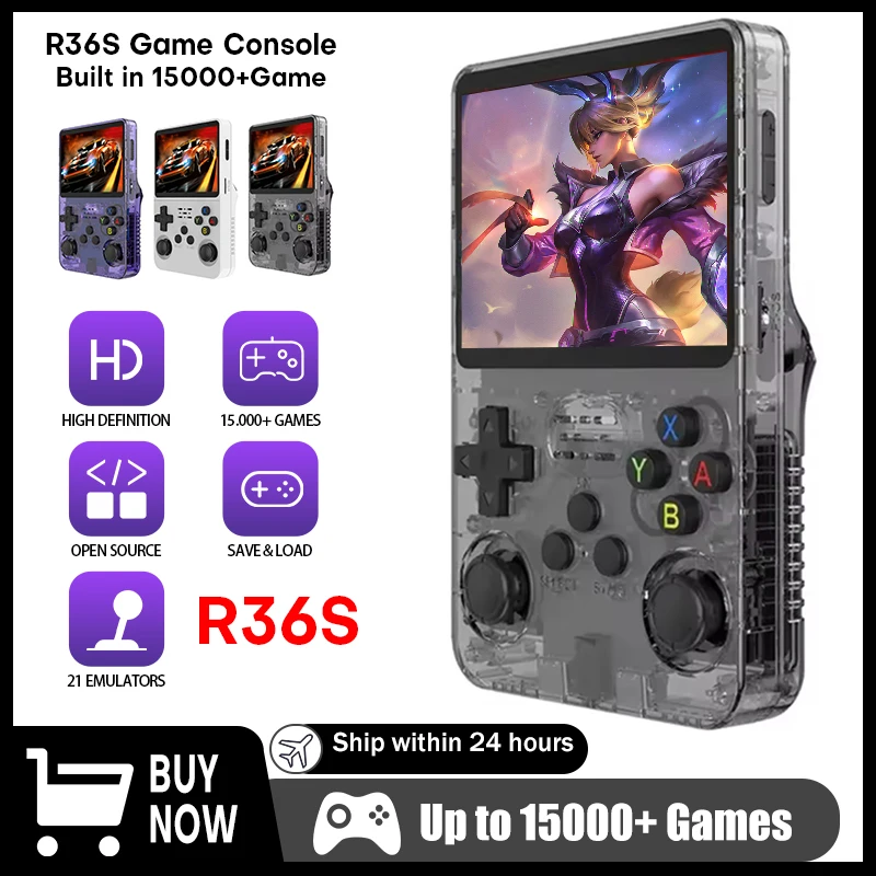 Retro Gaming R36S - R36S Retro Handheld Video Game Console