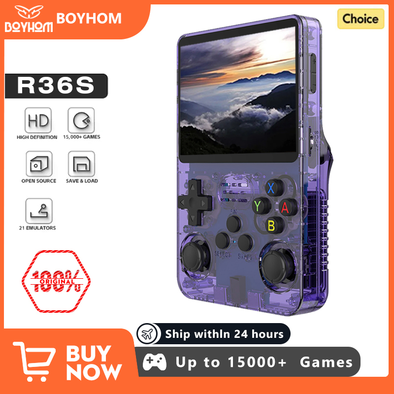 Retro Gaming R36S - NEW Green R36S Retro Handheld Game