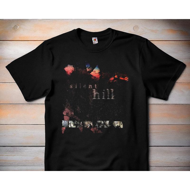 Retro Gaming T Shirt - Silent Hill Classic Video Game Horror