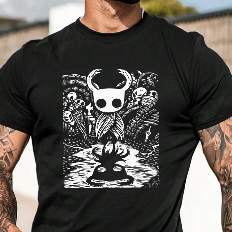 Retro Knight Gaming - Tshirts Men's Retro Dark Knight Gaming