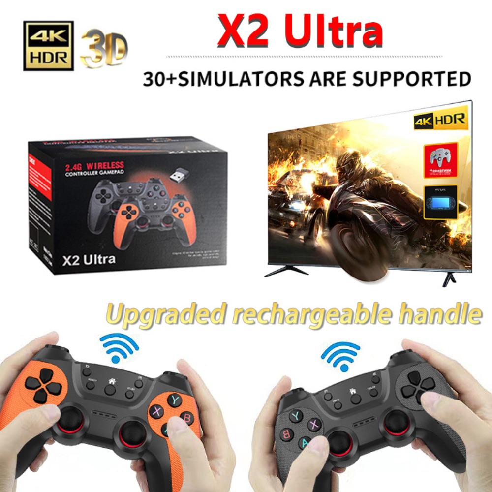 Retro Gaming Upscaler - X2 Ultra Retro Game Stick 4K,