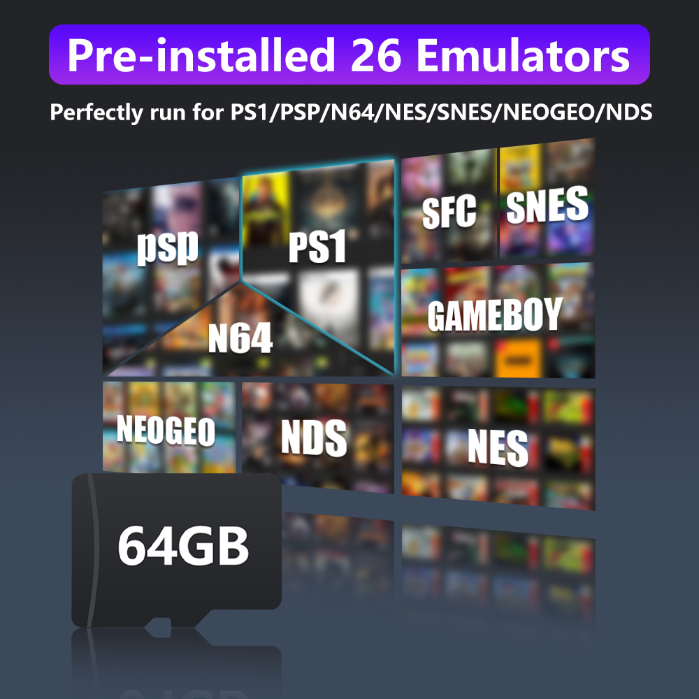 64GB Game Card for R36S Retro  - Retro Gaming R36S บทวิจารณ์และราคา