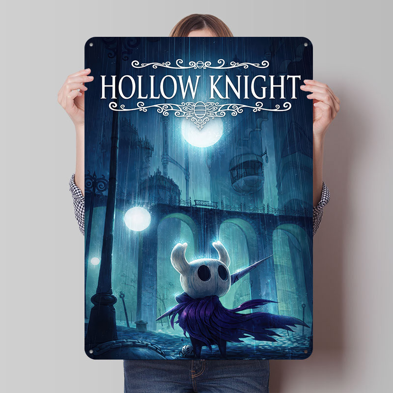 Hollow Knight Game Cover Art M - Retro Knight Gaming บทวิจารณ์และราคา