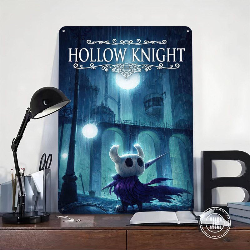 Hollow Knight Game Cover Art M - Retro Knight Gaming บทวิจารณ์และราคา