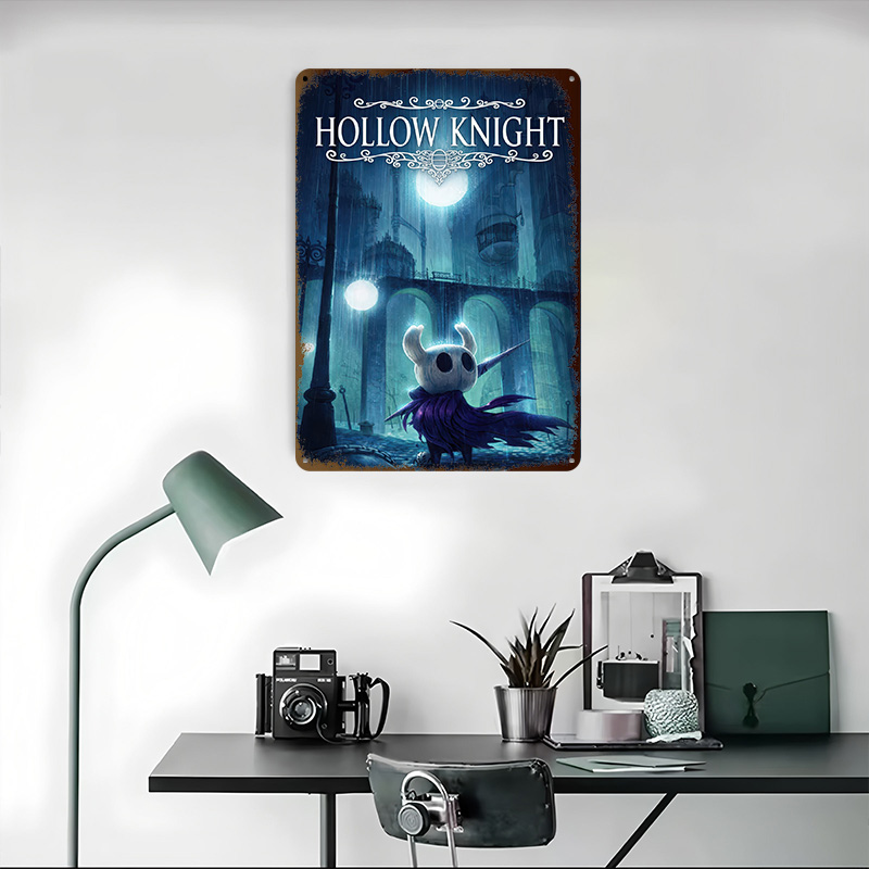 Hollow Knight Game Cover Art M - Retro Knight Gaming บทวิจารณ์และราคา