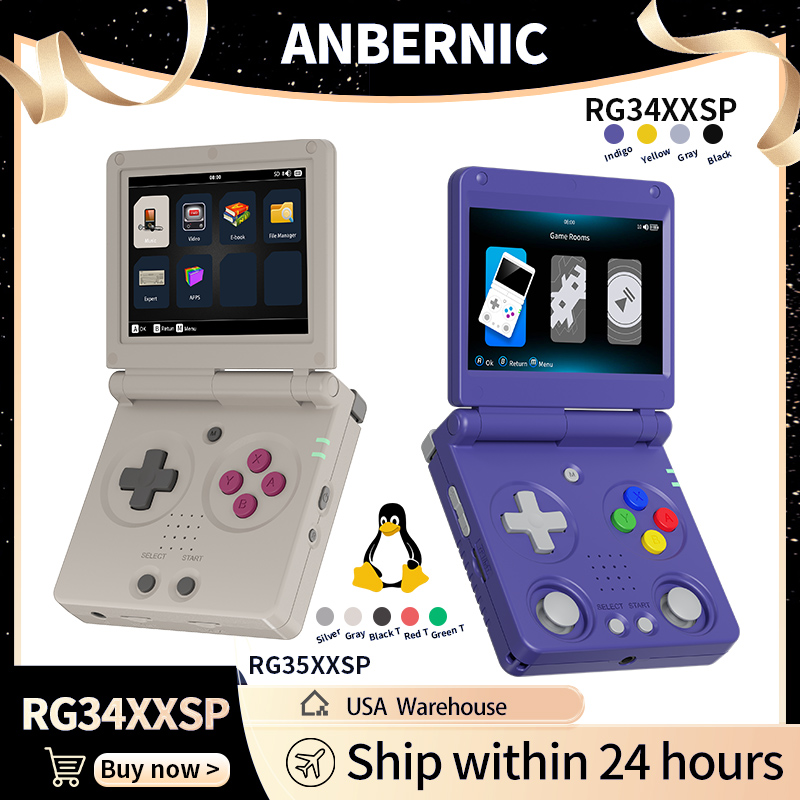Anbernic RG34XXSP RG35XXSP Fli - Retro Gaming Upscaler บทวิจารณ์และราคา