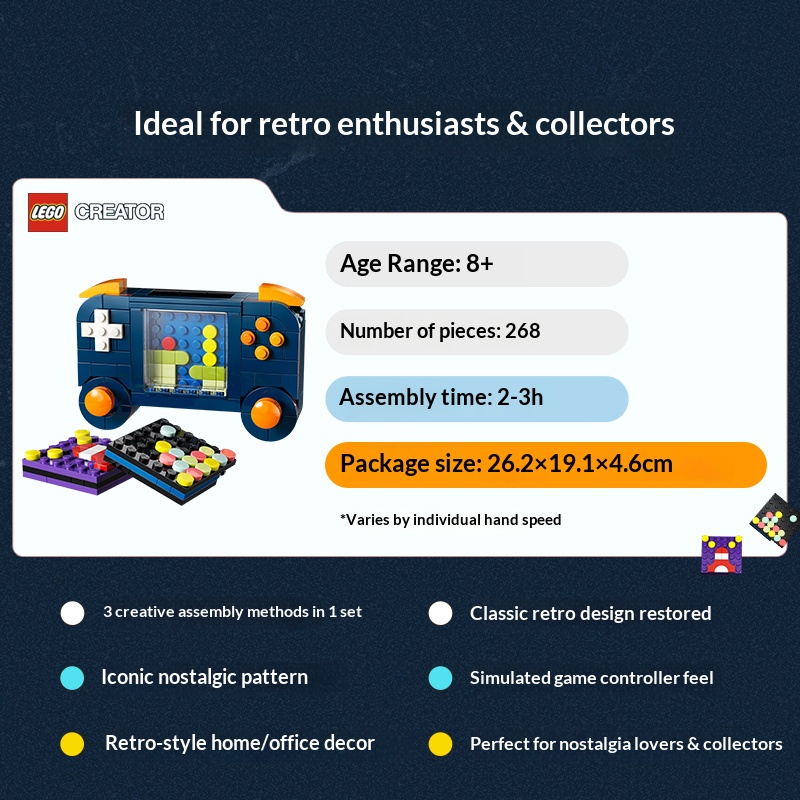 LEGO Creator 3in1 Building Blo - Retro Gaming Console บทวิจารณ์และราคา