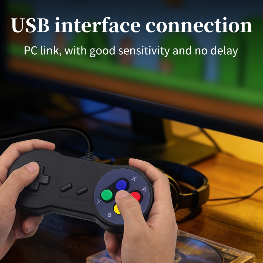 1-2 pcs SNES USB Controller Re - Retro Gaming Raspberry Pi 4 บทวิจารณ์และราคา