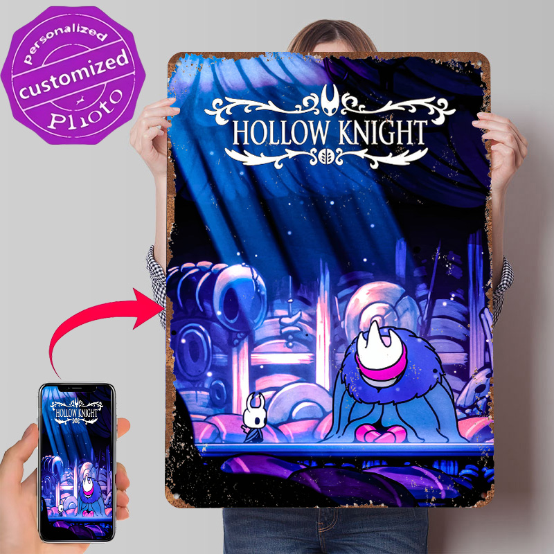 Hollow Knight Game Art Printed - Retro Knight Gaming บทวิจารณ์และราคา