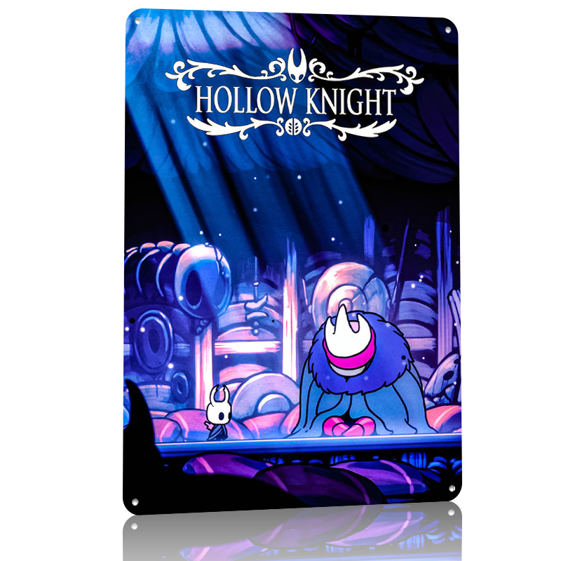 Hollow Knight Game Art Printed - Retro Knight Gaming บทวิจารณ์และราคา