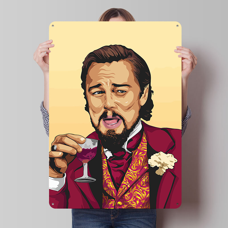 Leo Meme Funny Printed Poster  - Retro Gaming Meme บทวิจารณ์และราคา