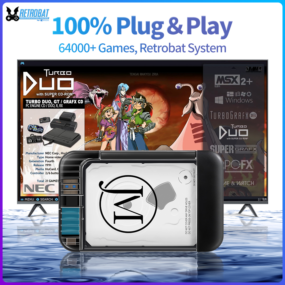 Portable 500G Retrobat Gaming  - Retro Gaming Emulator Pc บทวิจารณ์และราคา