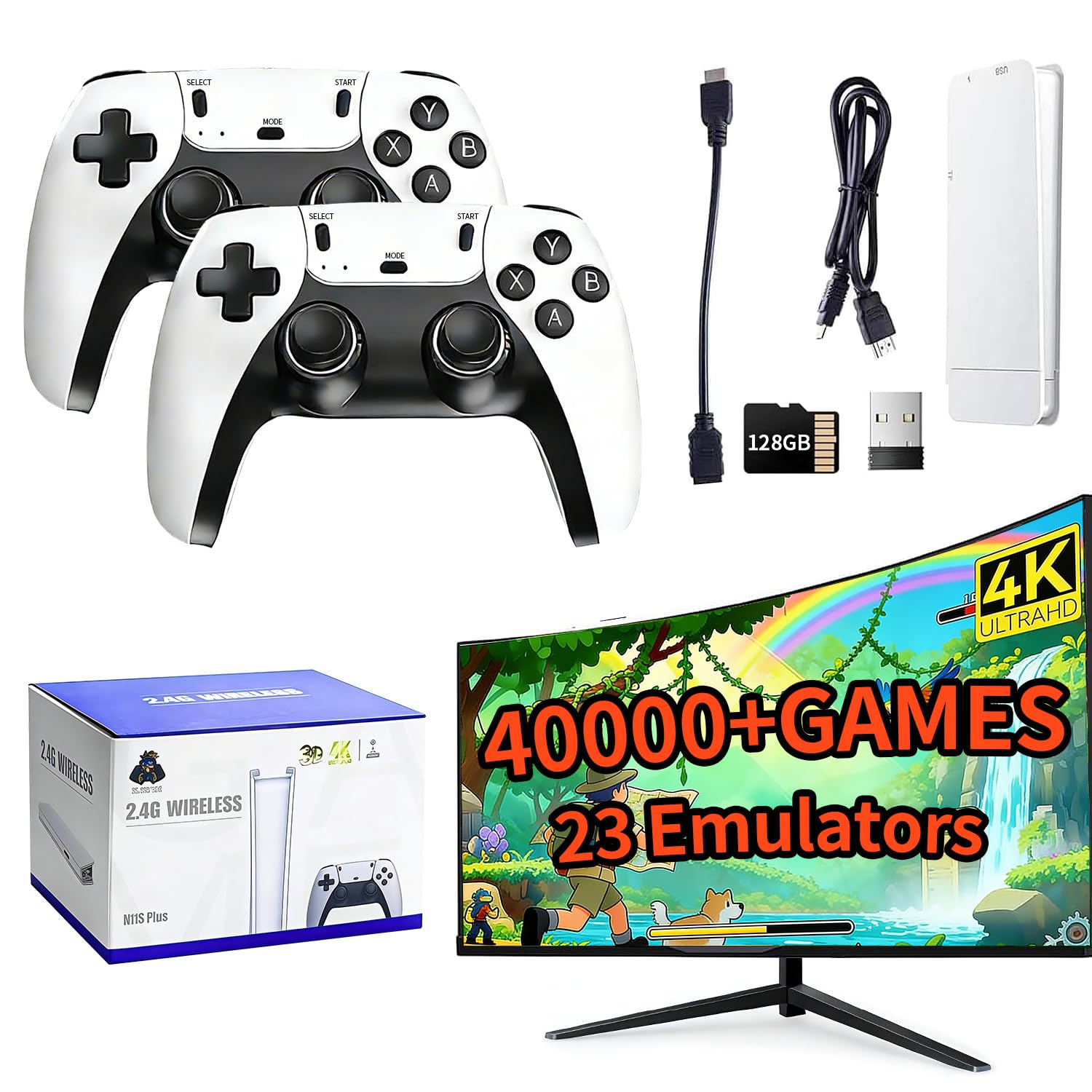 2026 Retro Gaming Console, 4K  - Retro Gaming Game Stick บทวิจารณ์และราคา