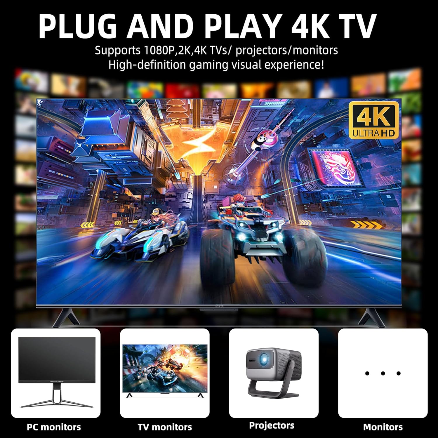 2026 Retro Gaming Console, 4K  - Retro Gaming Game Stick บทวิจารณ์และราคา