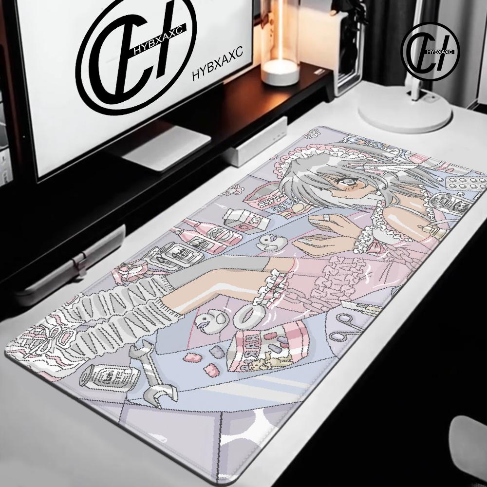 Pixel Art Anime Girl Mouse Pad - Retro Gaming Desk Setup บทวิจารณ์และราคา