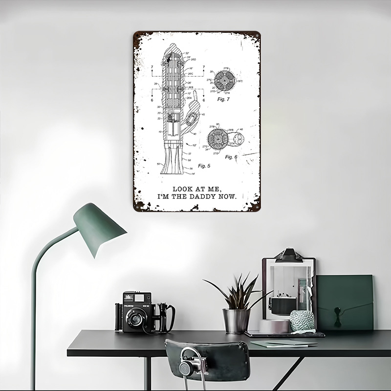Im the Daddy Now Metal Poster  - Retro Gaming Now บทวิจารณ์และราคา