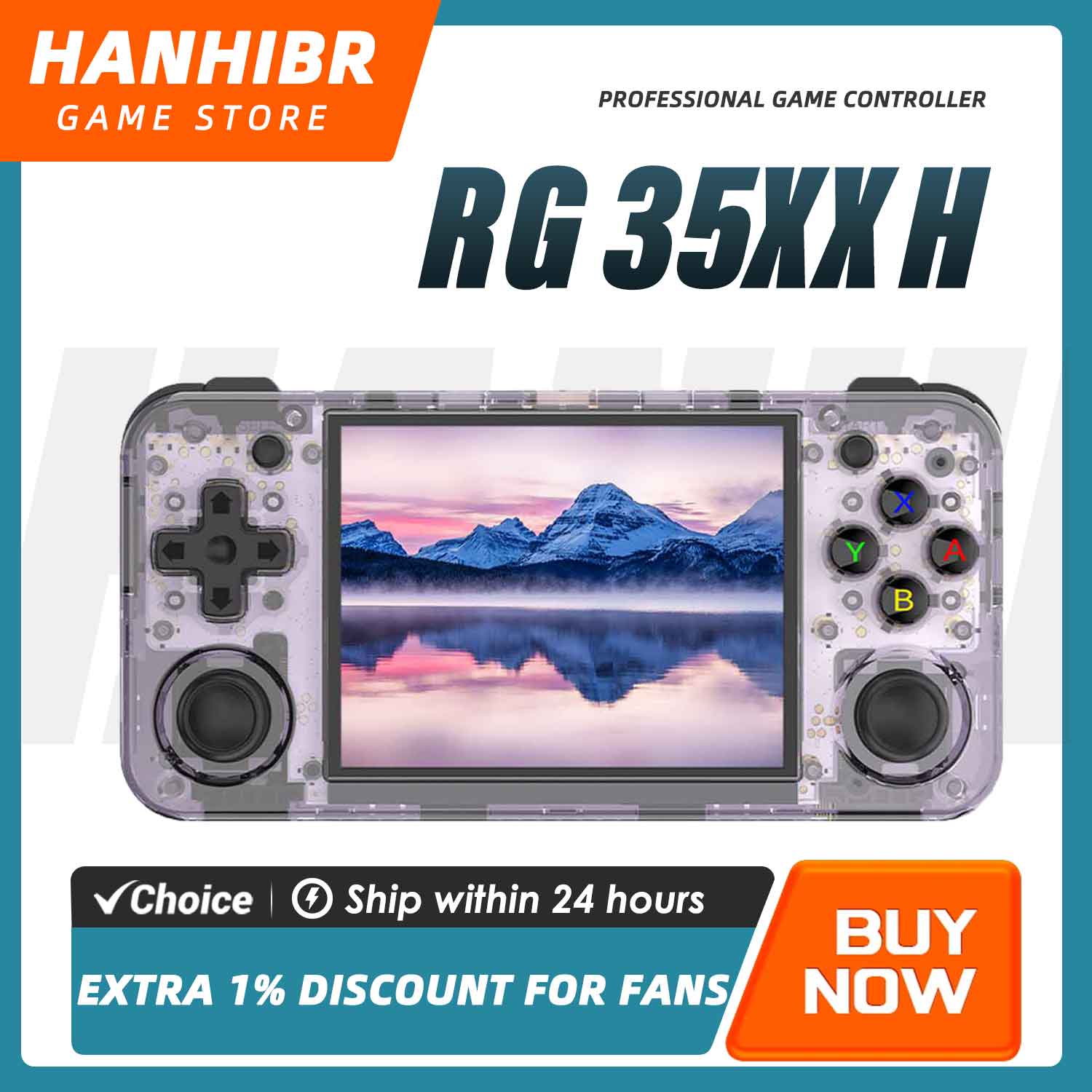 ANBERNIC RG35XX H Horizontal R - Retro Gaming Upscaler บทวิจารณ์และราคา