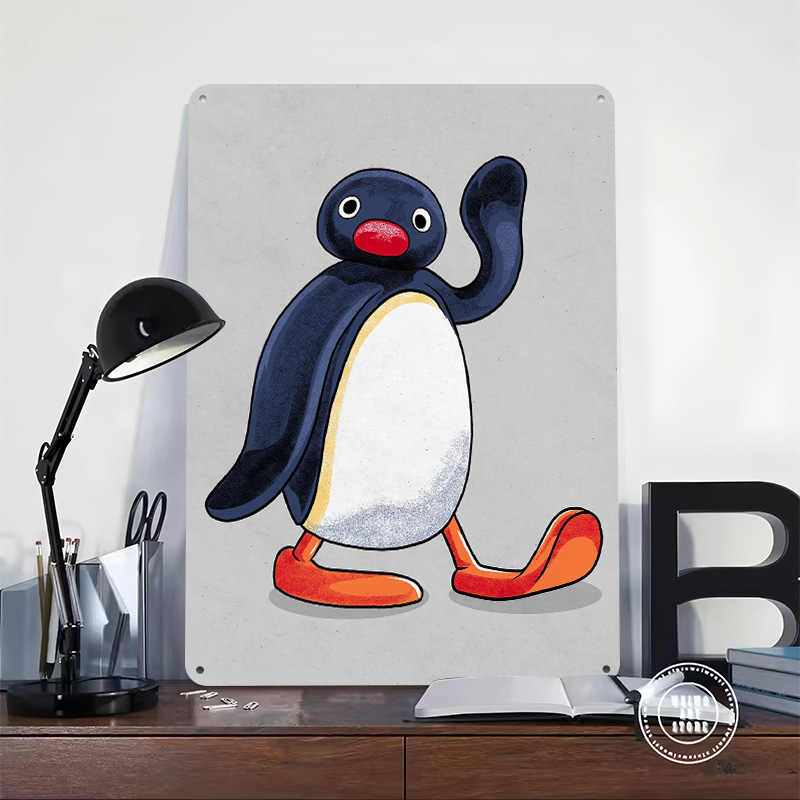 Pinguin Noot Noot Meme Poster  - Retro Gaming Meme บทวิจารณ์และราคา