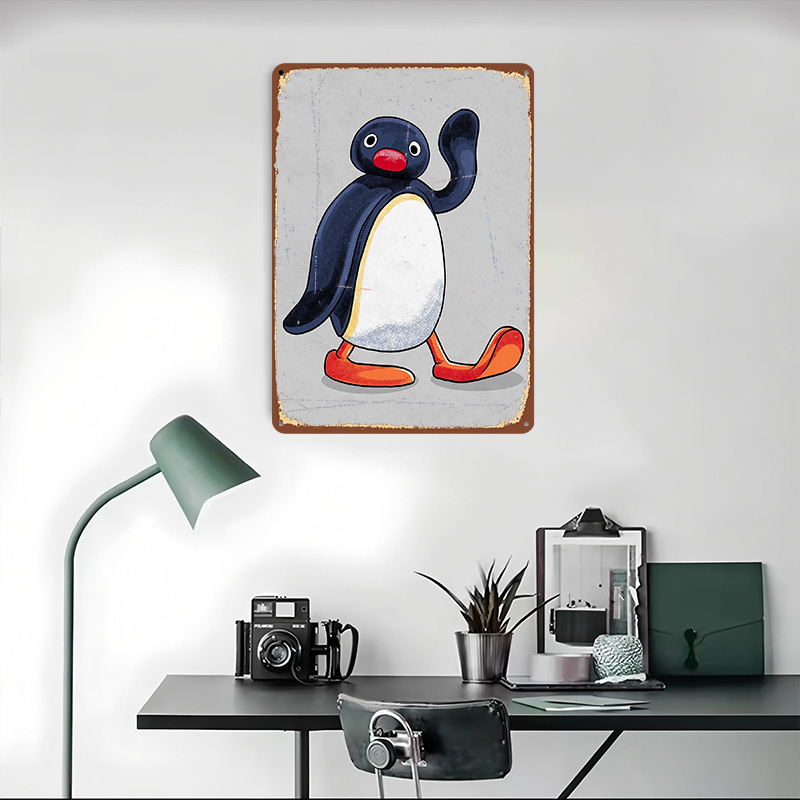 Pinguin Noot Noot Meme Poster  - Retro Gaming Meme บทวิจารณ์และราคา