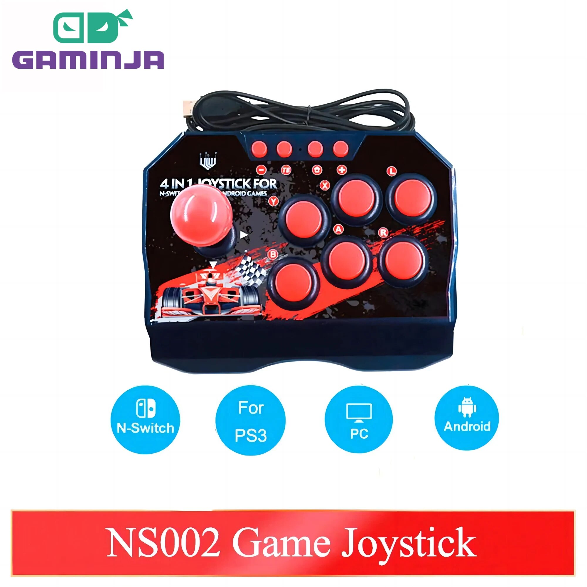 GAMINJA NS002 4 In 1 Retro Arc - Retro Gaming Raspberry Pi 4 บทวิจารณ์และราคา