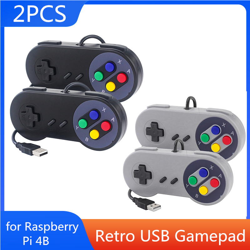 2PCs USB Gamepad Retro Gaming  - Retro Gaming Raspberry Pi 4 บทวิจารณ์และราคา