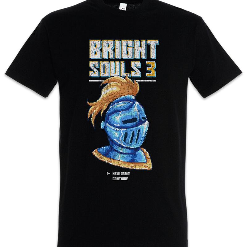 Bright Souls 3 Pixel 8 Bit Gee - Retro Gaming T Shirt บทวิจารณ์และราคา