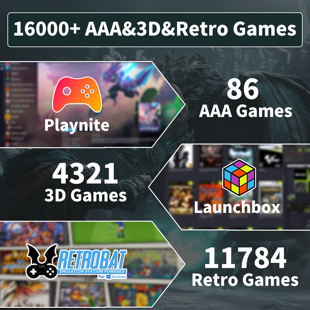 Batocera 500G/2T Emulator Game - Retro Gaming Play Zone บทวิจารณ์และราคา