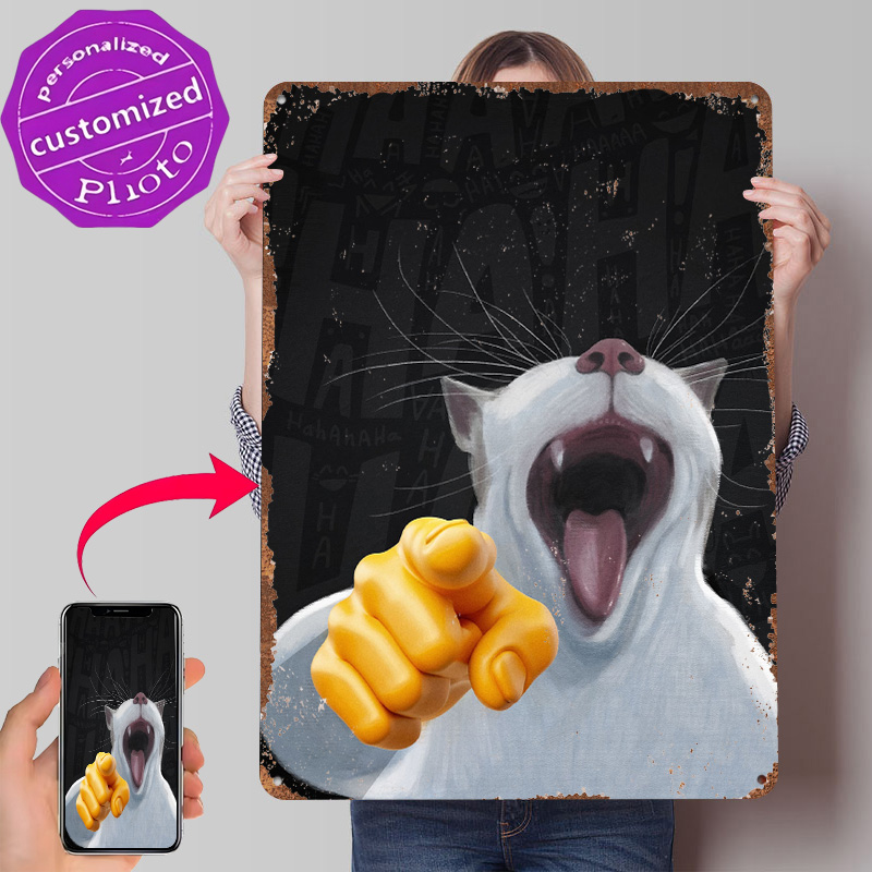 Laughing Pointing Cat Meme Tin - Retro Gaming Meme บทวิจารณ์และราคา