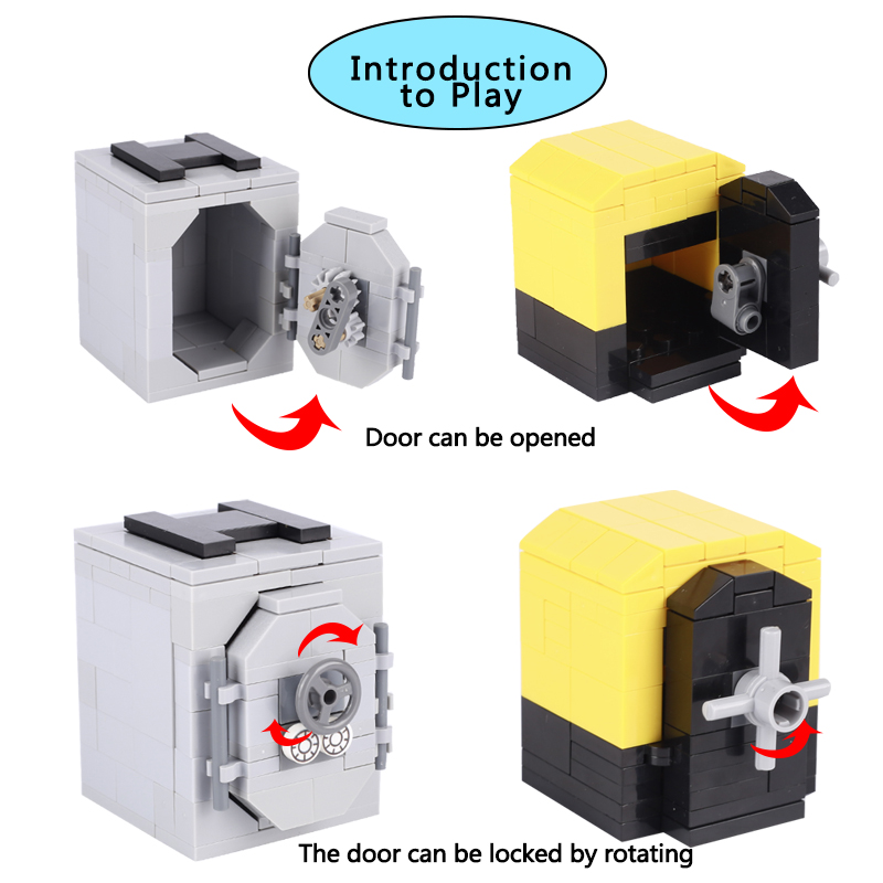MOC Safe Deposit Box Model Bui - Retro Gaming Lego บทวิจารณ์และราคา