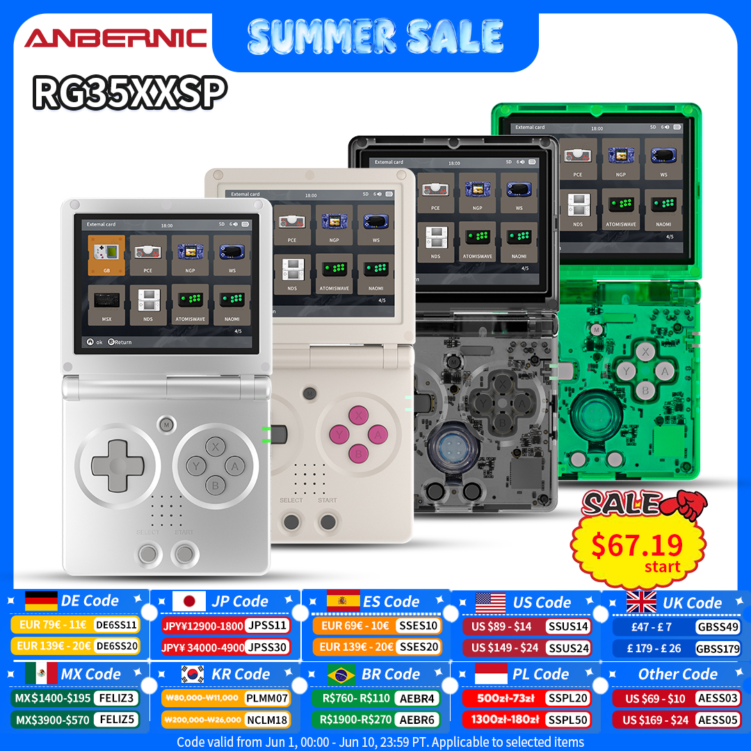 Anbernic RG35XXSP Retro Flip H - Retro Gaming Upscaler บทวิจารณ์และราคา