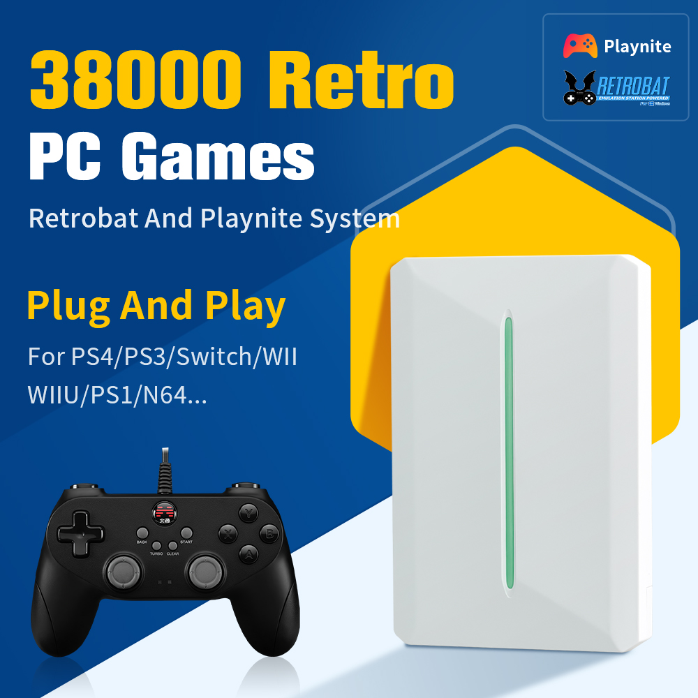 Portable 500G Retro Game Hard  - Retro Gaming Emulator Pc บทวิจารณ์และราคา