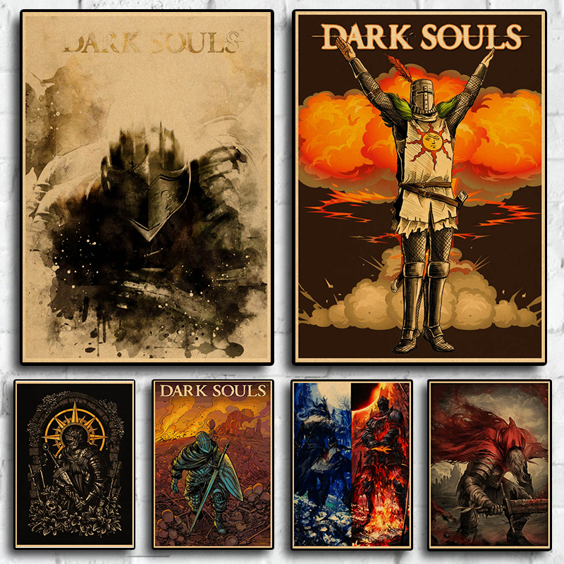 Classic Game Poster Dark Souls - Retro Gaming Us บทวิจารณ์และราคา