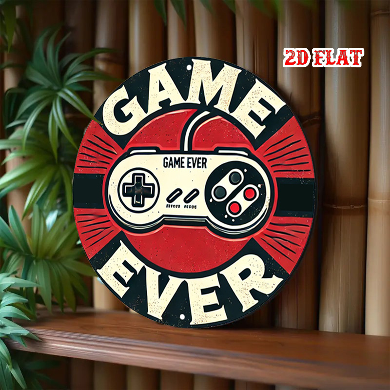2D Flat 1pc Retro Gaming Round - Retro Gaming Us บทวิจารณ์และราคา