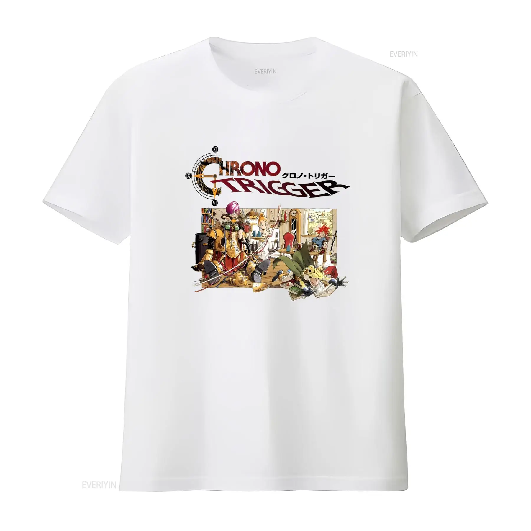 Chrono Trigger Video Game Logo - Retro Gaming T Shirt บทวิจารณ์และราคา
