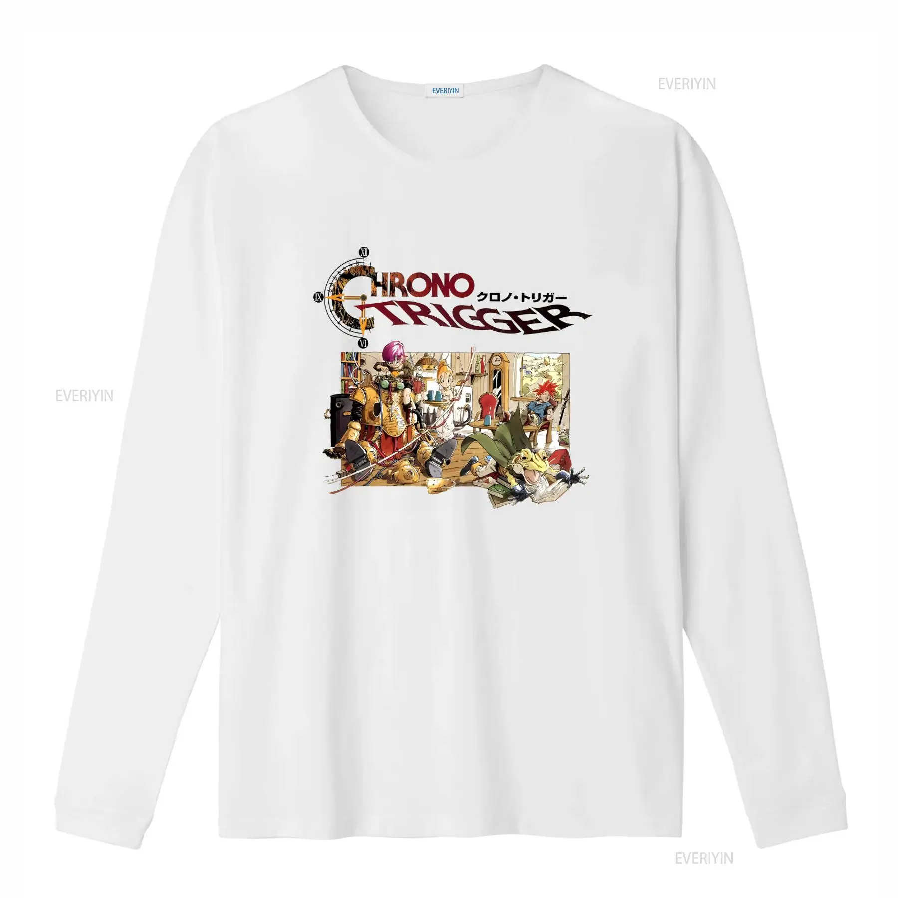 Chrono Trigger Video Game Logo - Retro Gaming T Shirt บทวิจารณ์และราคา