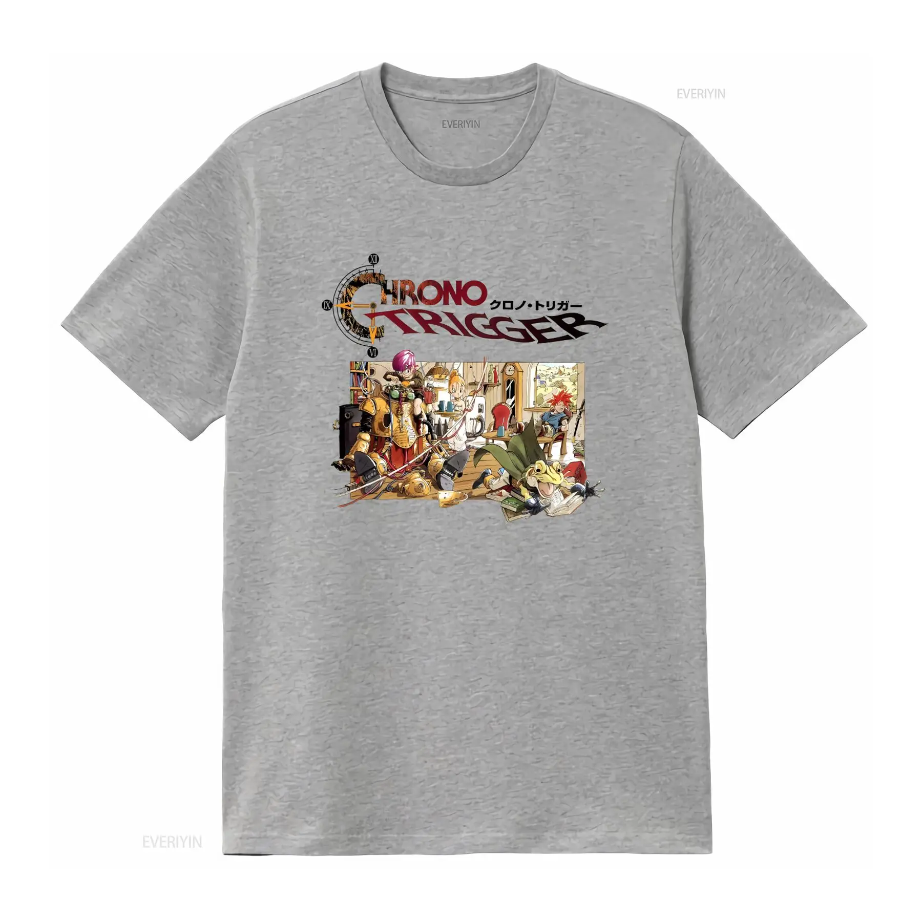 Chrono Trigger Video Game Logo - Retro Gaming T Shirt บทวิจารณ์และราคา