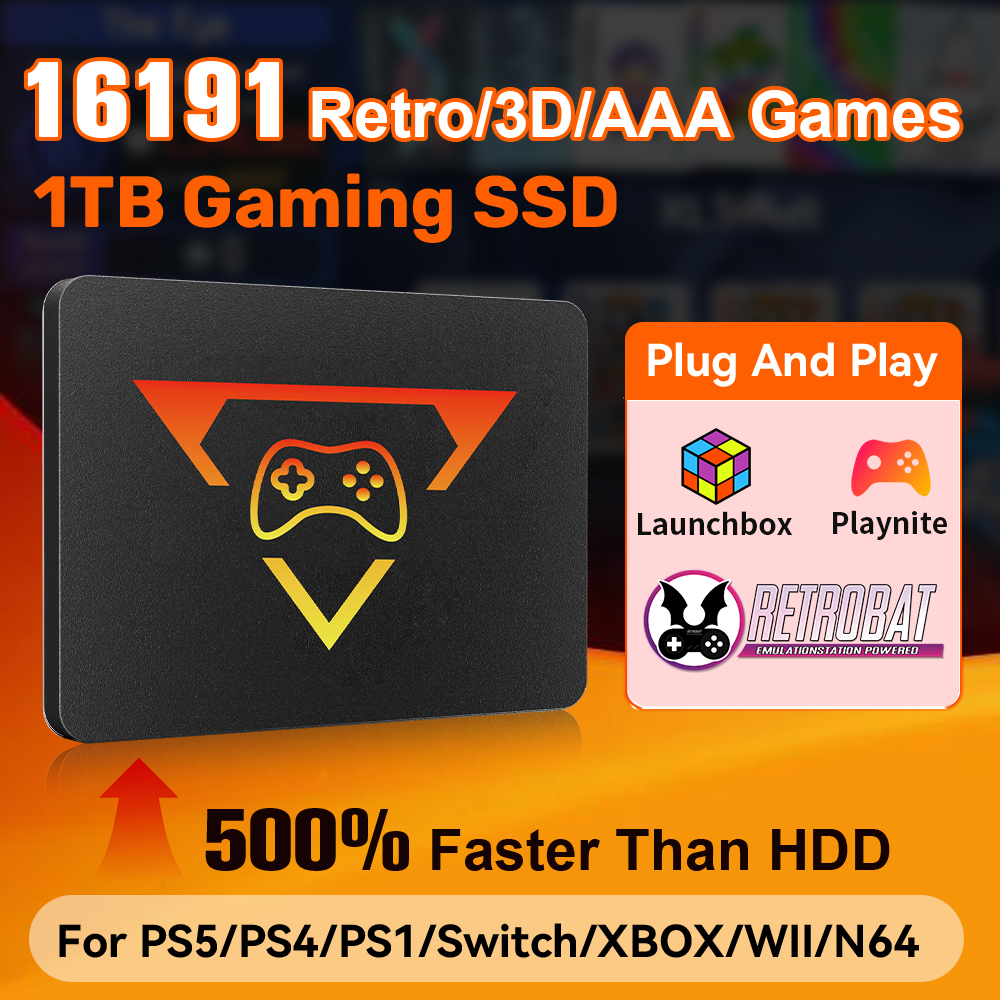 Playzone 1TB Gaming SSD With 1 - Retro Gaming Emulator Pc บทวิจารณ์และราคา