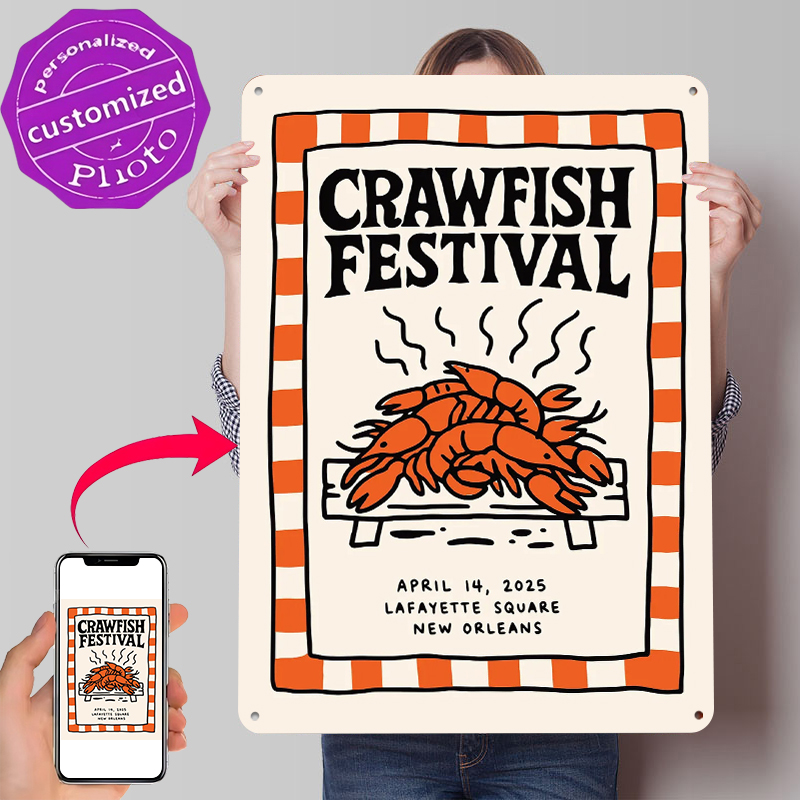 Crawfish Festival Tin Poster W - Retro Gaming Festival บทวิจารณ์และราคา