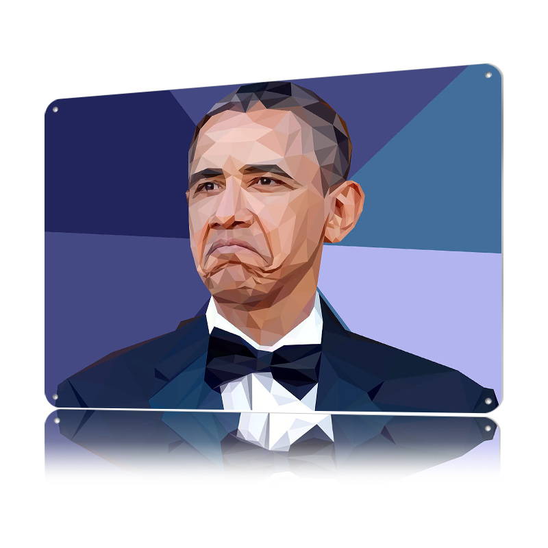 Obama Not Bad Meme Metal Poste - Retro Gaming Meme บทวิจารณ์และราคา