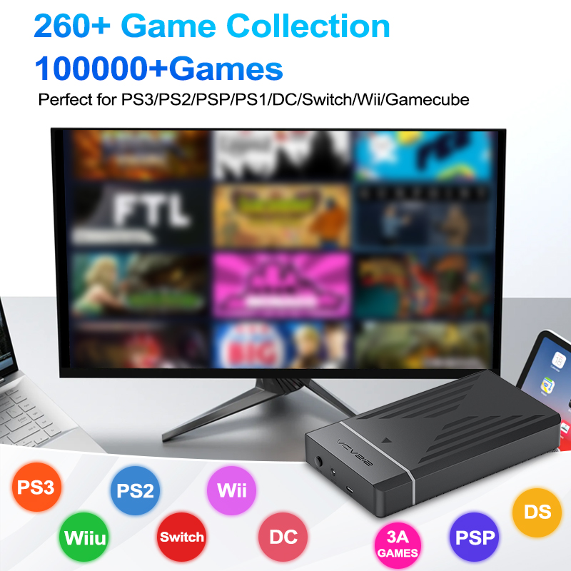 PEAPRIT 12TB Gaming HDD with H - Retro Gaming Play Zone บทวิจารณ์และราคา