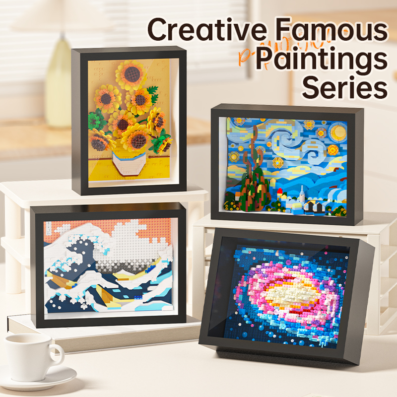 Creative World-famous Art Pain - Retro Gaming Lego บทวิจารณ์และราคา
