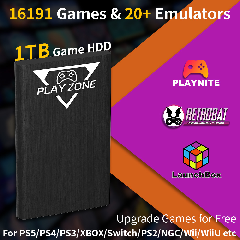 Play Zone 1TB Portable Gaming  - Retro Gaming Emulator Pc บทวิจารณ์และราคา