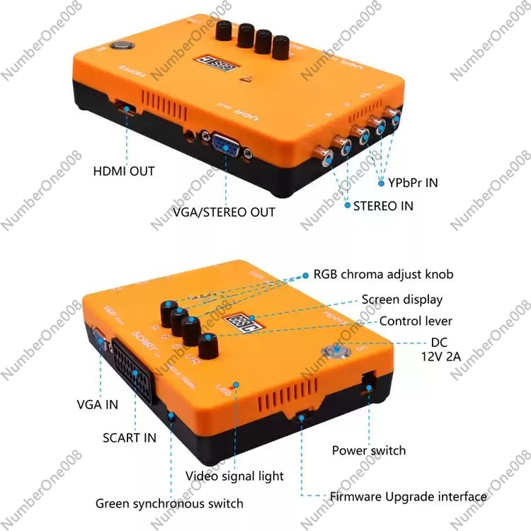 Low Resolution Game RGBS Compo - Retro Gaming Upscaler บทวิจารณ์และราคา