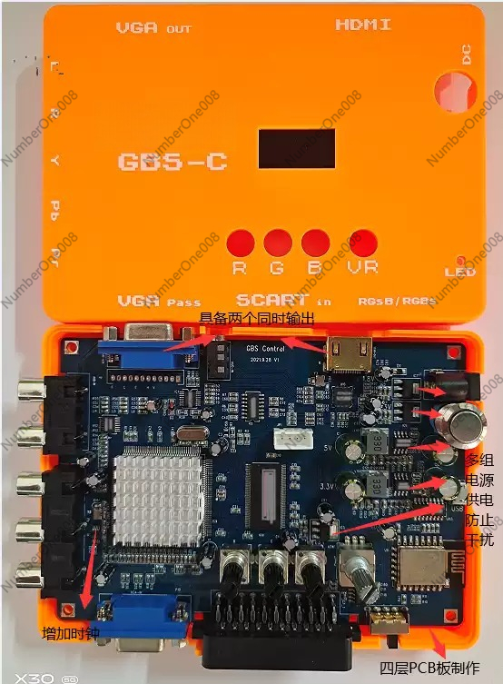 Low Resolution Game RGBS Compo - Retro Gaming Upscaler บทวิจารณ์และราคา
