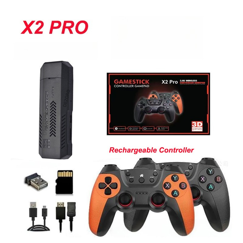 X2 Pro Retro Video Game Consol - Retro Gaming Game Stick บทวิจารณ์และราคา